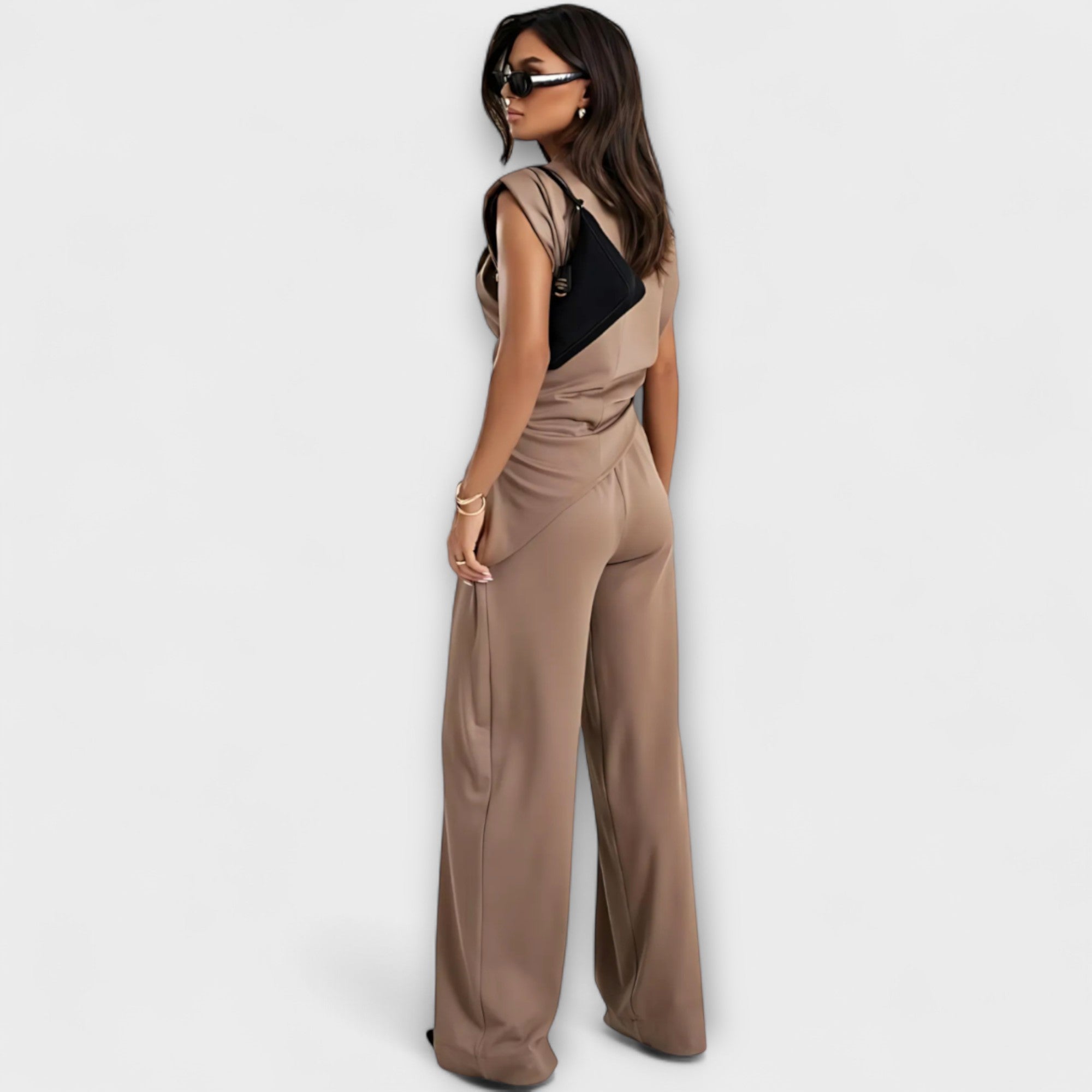 Sofia - Asymmetrical Ensemble with Draped Shoulders