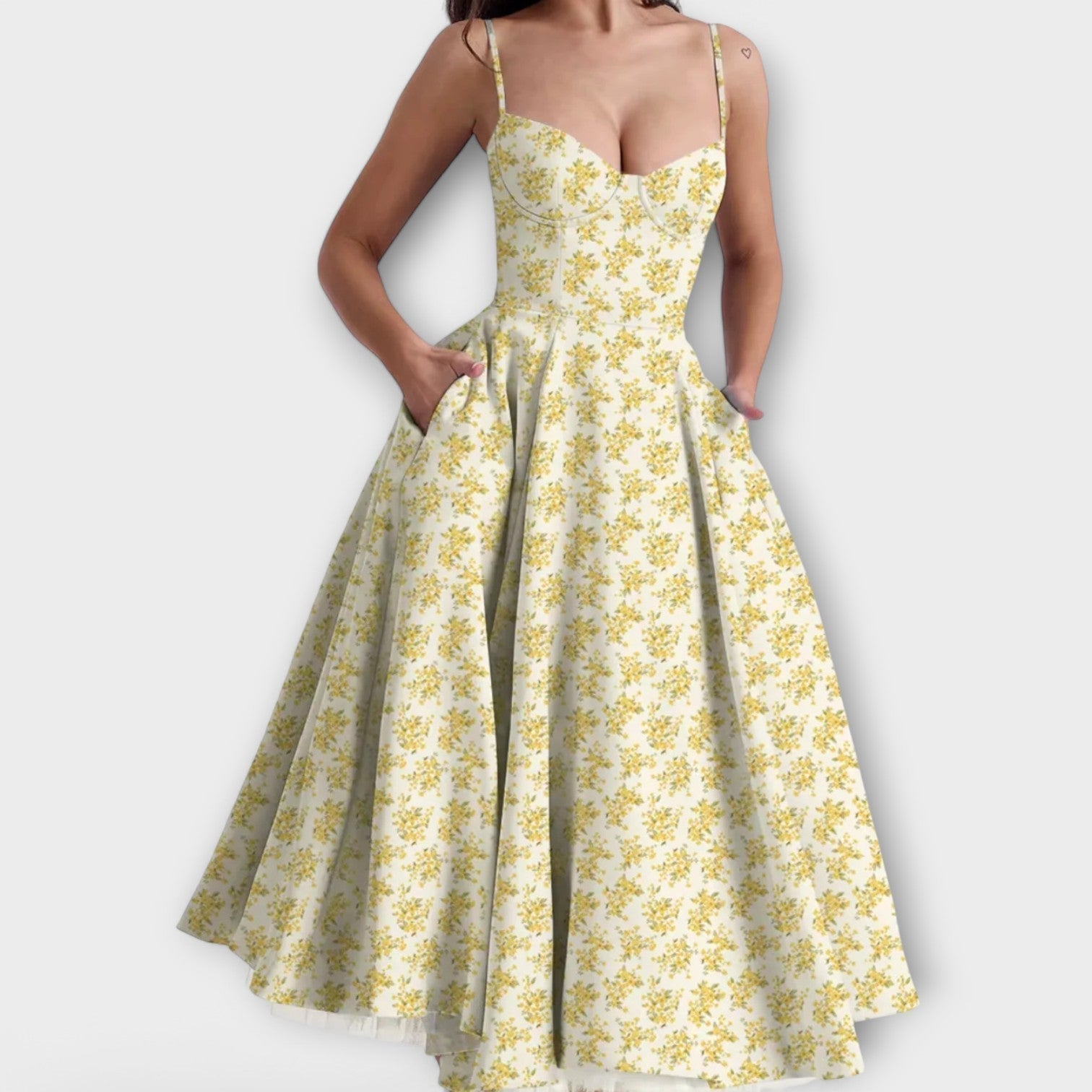 Mélie – Lightweight Summer Dress with Corset Detail