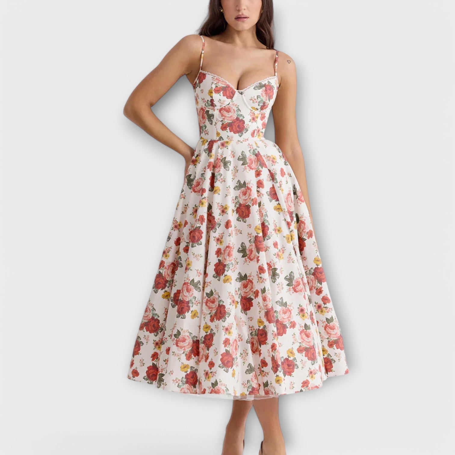 Mélie – Lightweight Summer Dress with Corset Detail