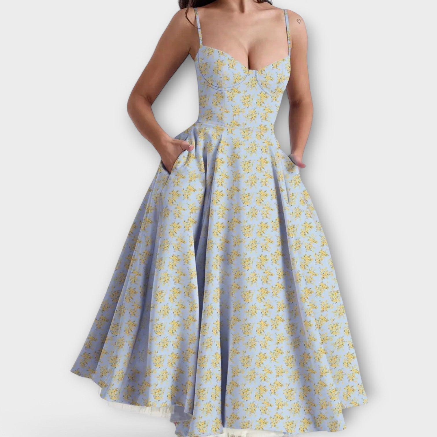 Mélie – Lightweight Summer Dress with Corset Detail