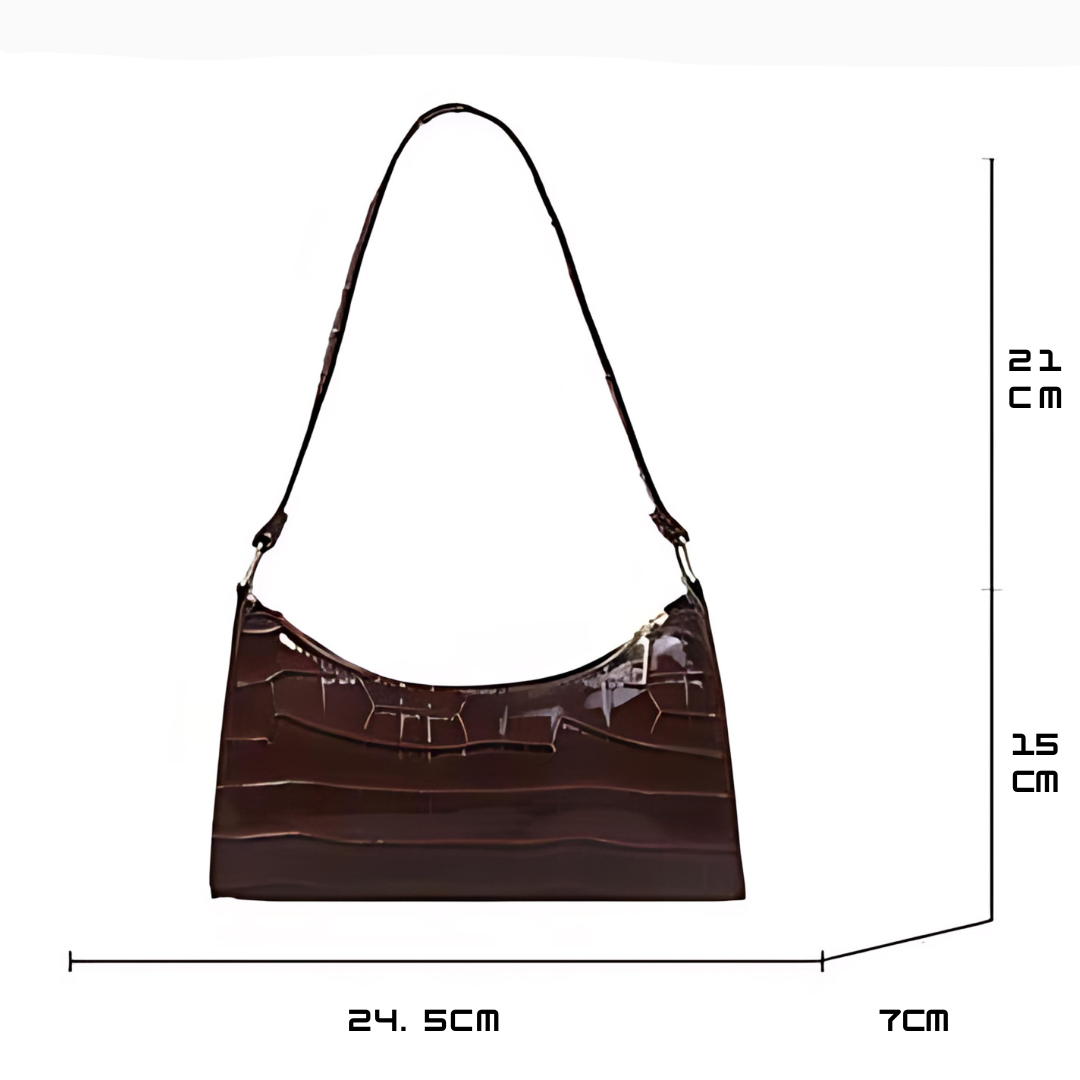 Lora. - Shiny Leather Bag