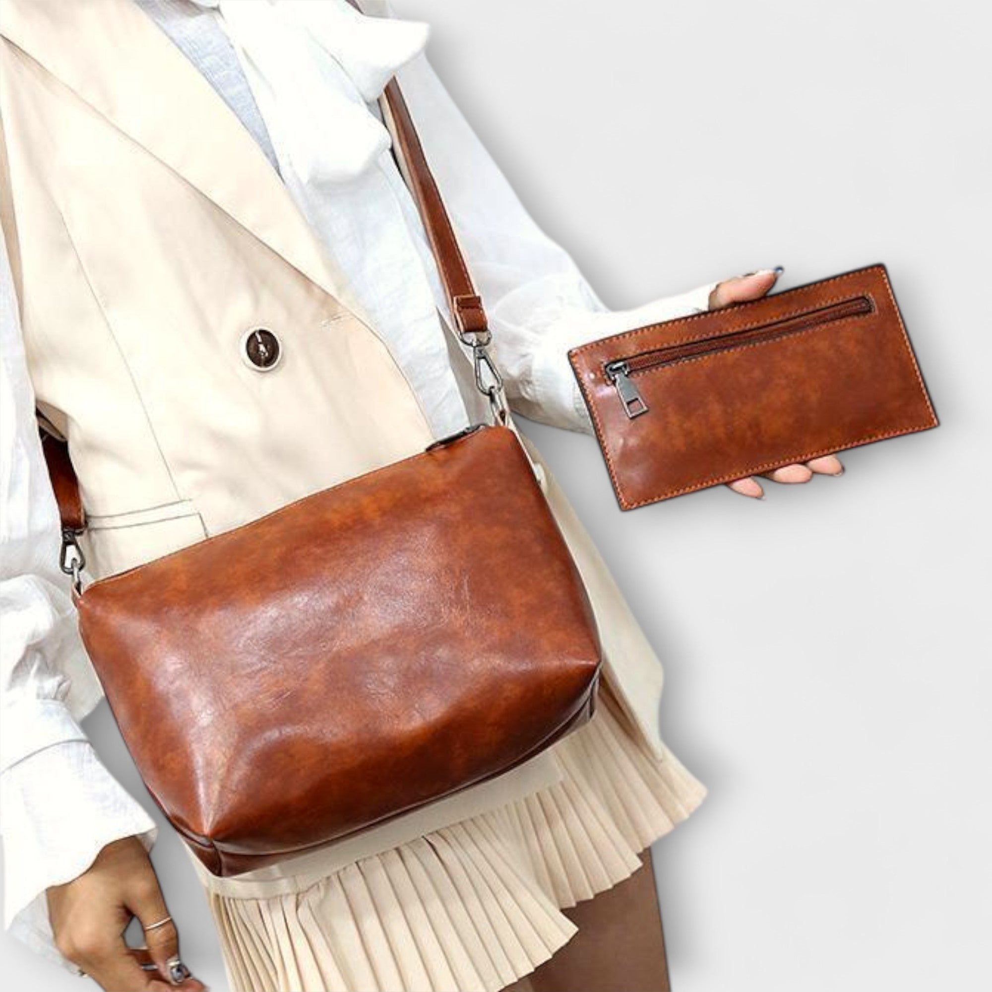 Lora. - 4-Piece Vintage Bag Set