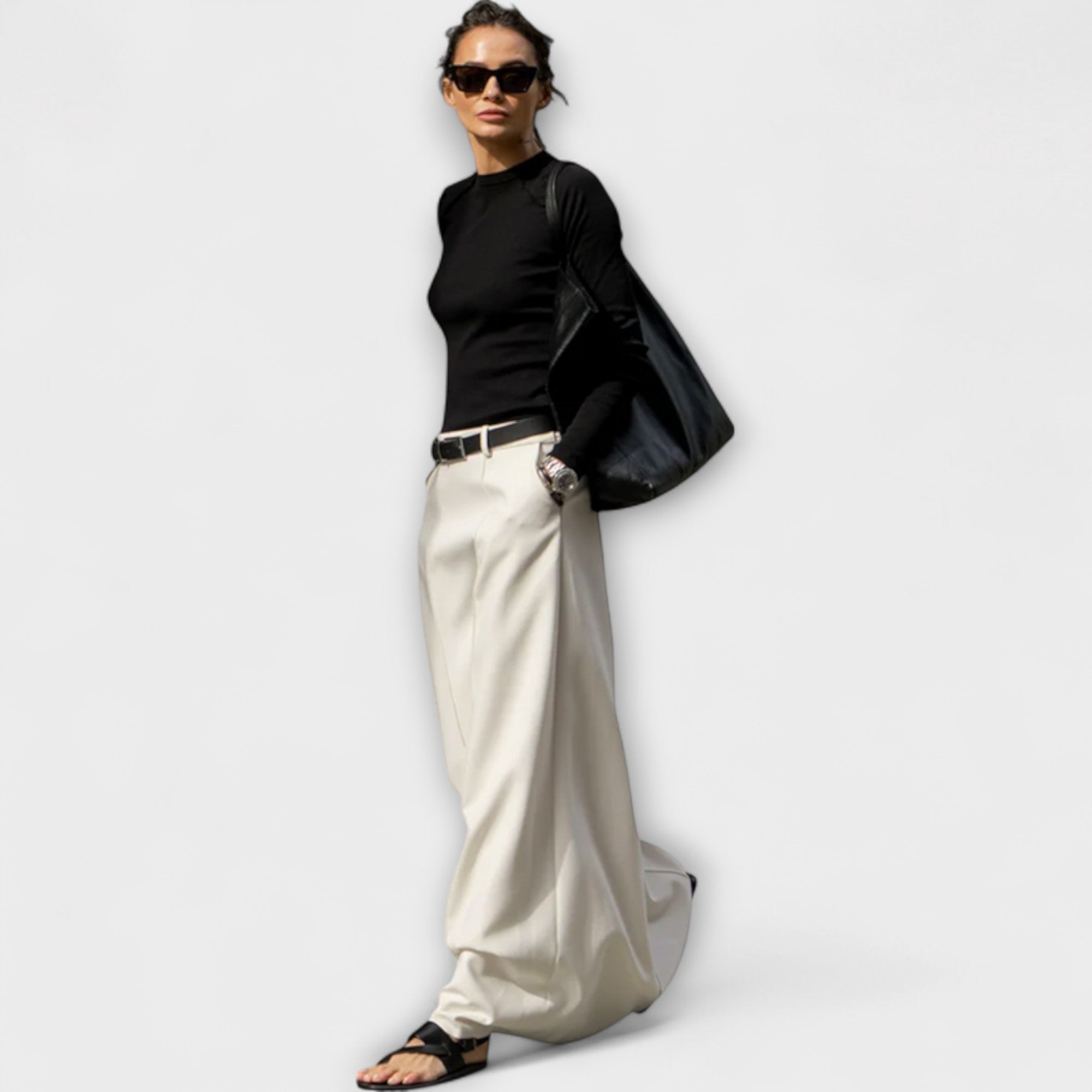 Emma - H-line Skirt with Contemporary Urban Style