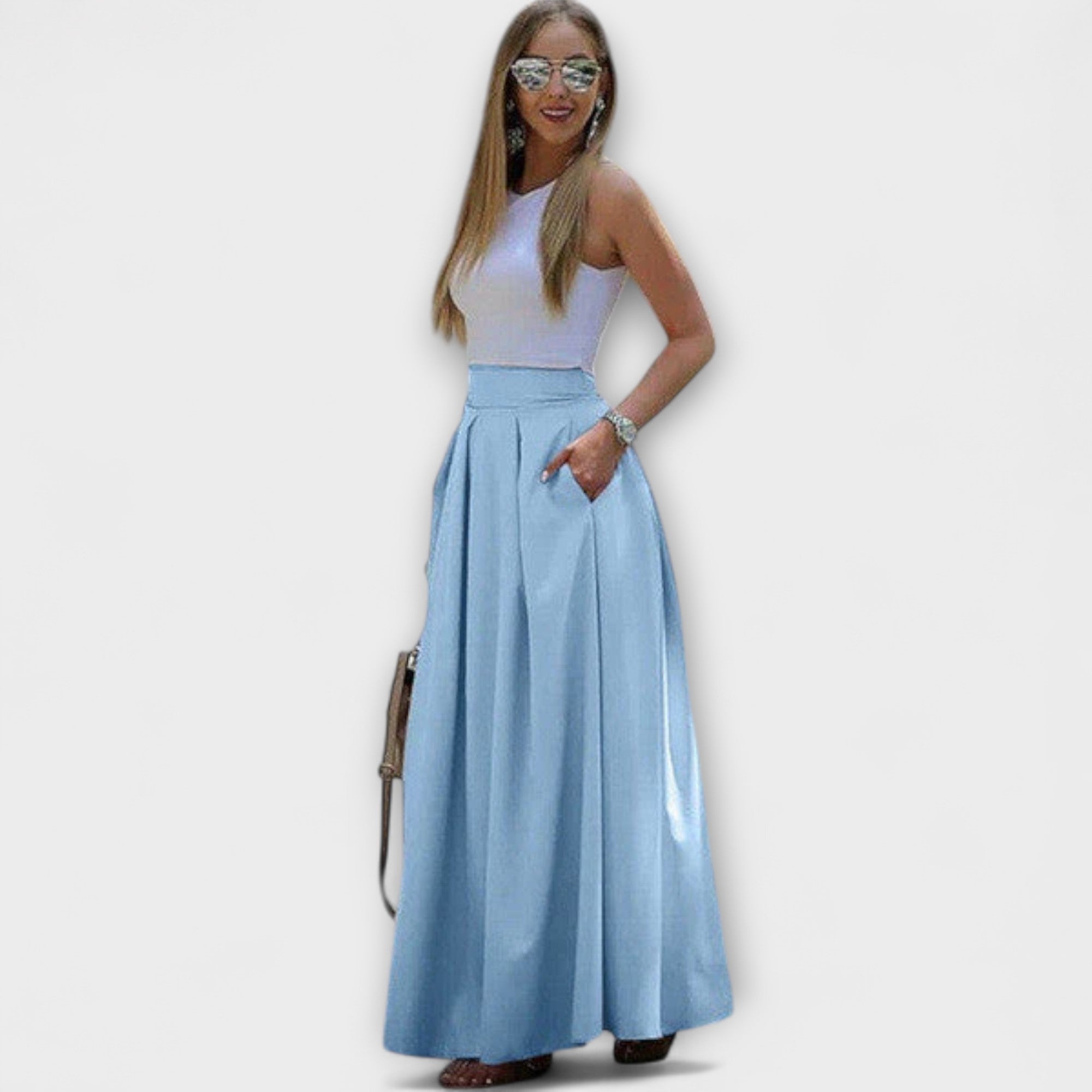 Tzafira – Elegant Maxi Skirt with High Waist