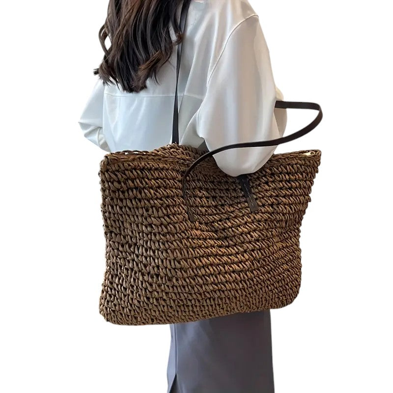 Lora - Woven Tote Bag