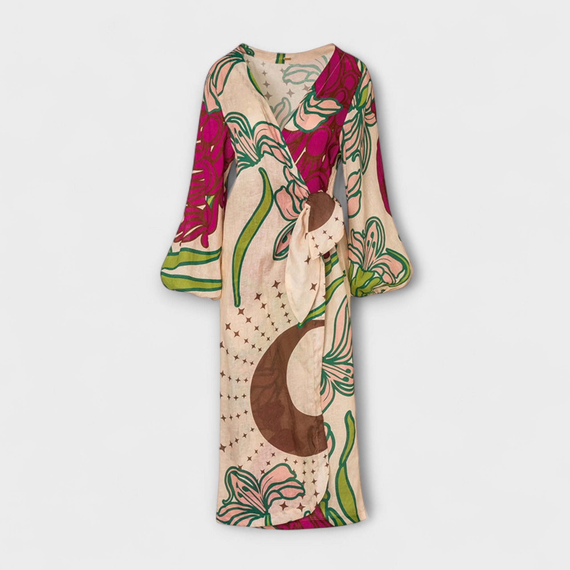 Tracey - Tie Tunic Maxi Dress