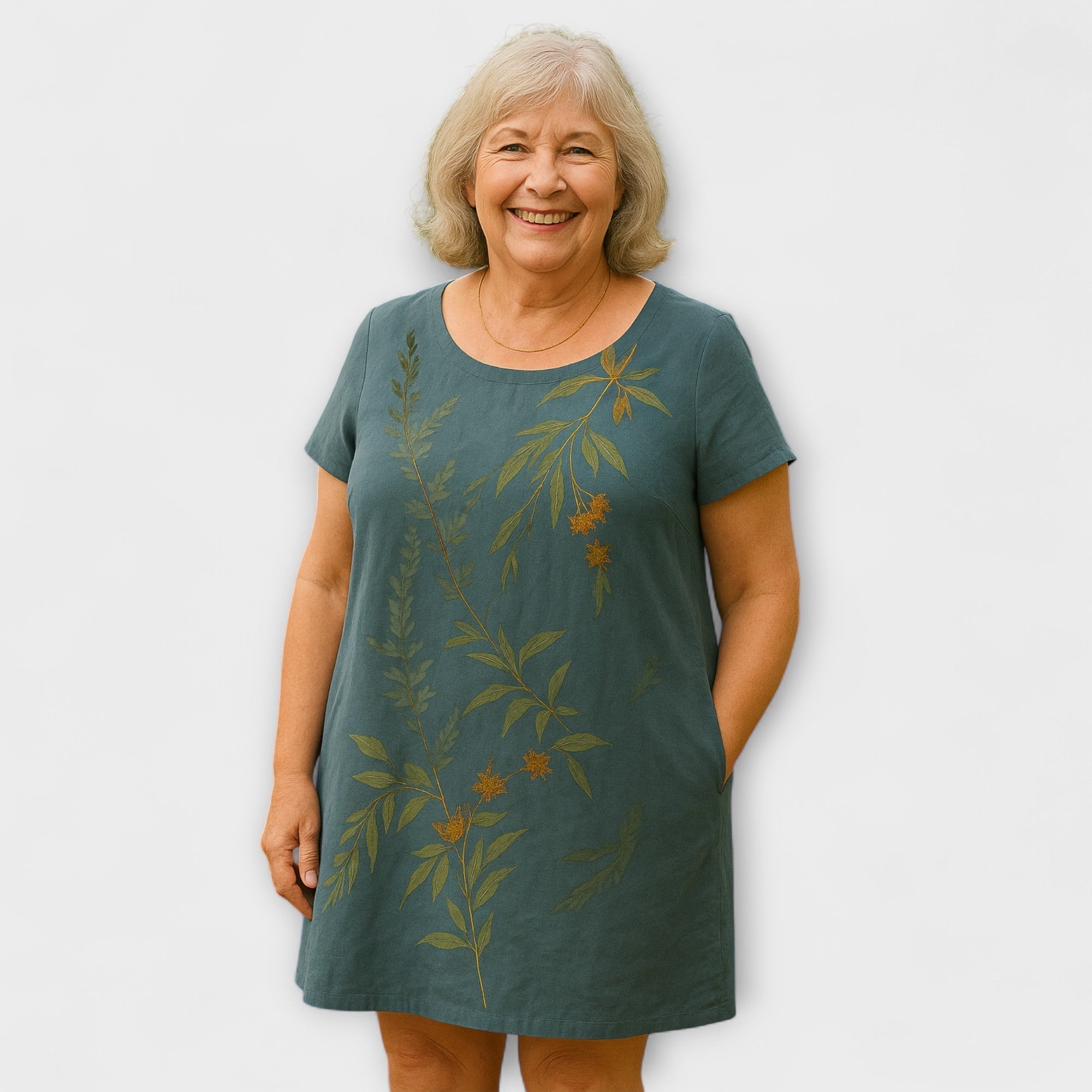 Ranya – Elegant Linen Dress