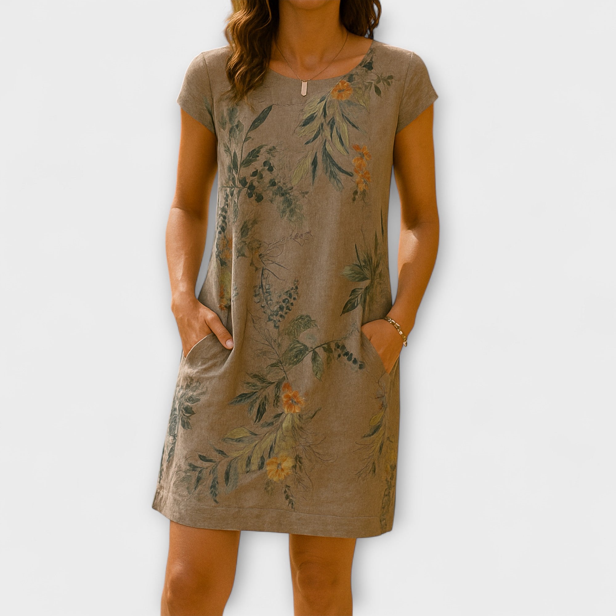 Ranya – Elegant Linen Dress