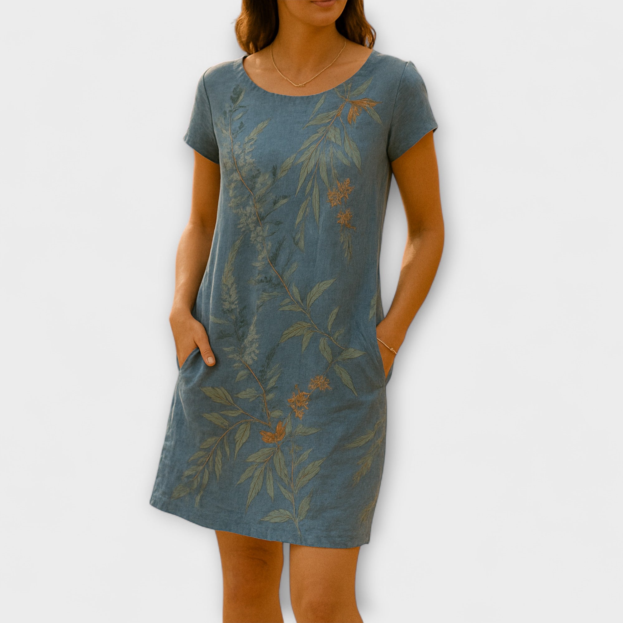 Ranya – Elegant Linen Dress