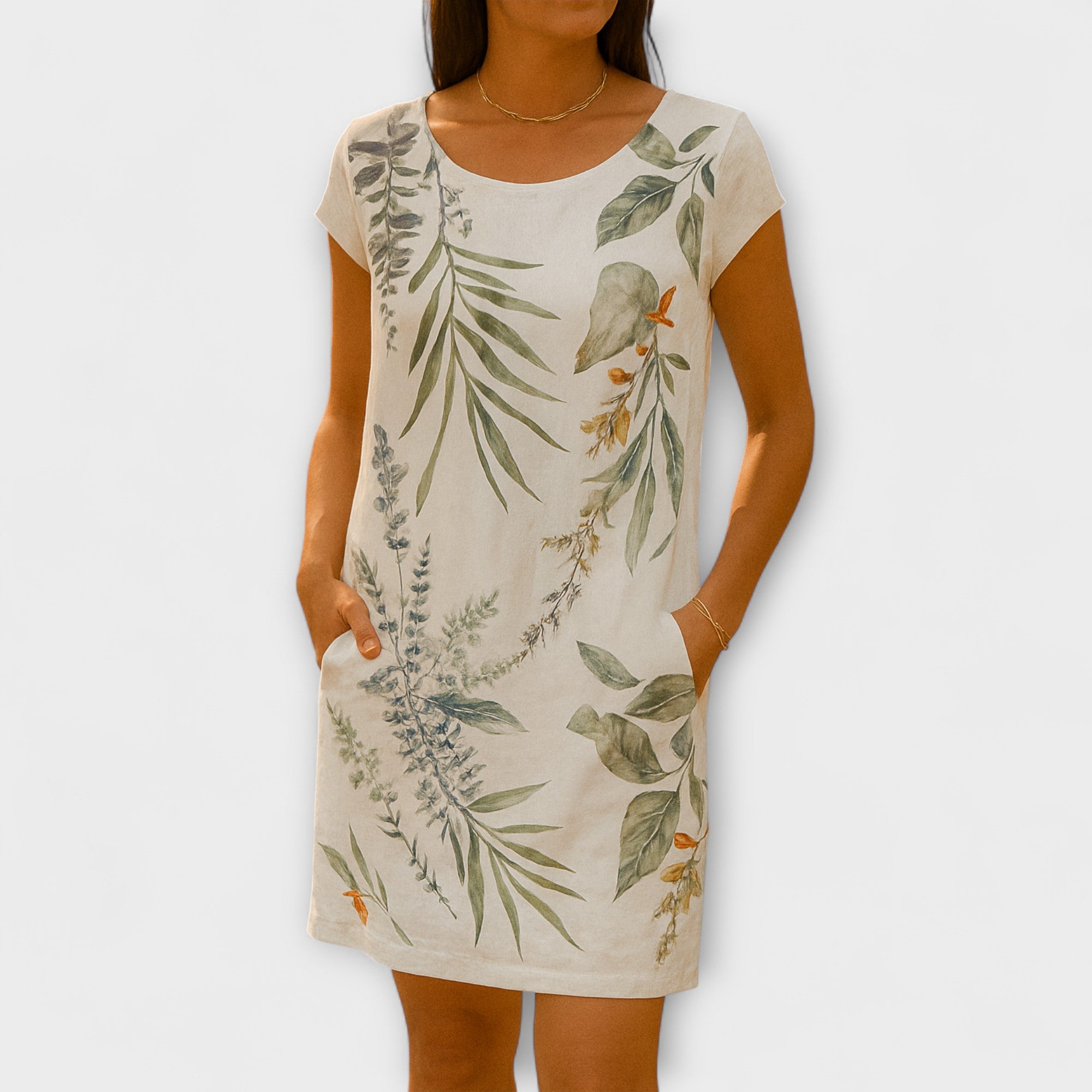 Ranya – Elegant Linen Dress