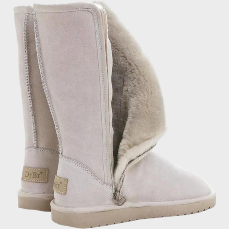Flat Winter Boots with Warm Lining