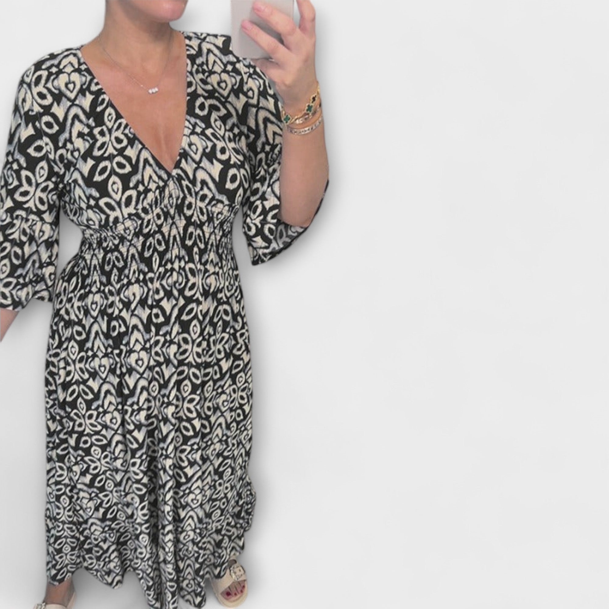Jazlynn - Bohemian Floral Dress