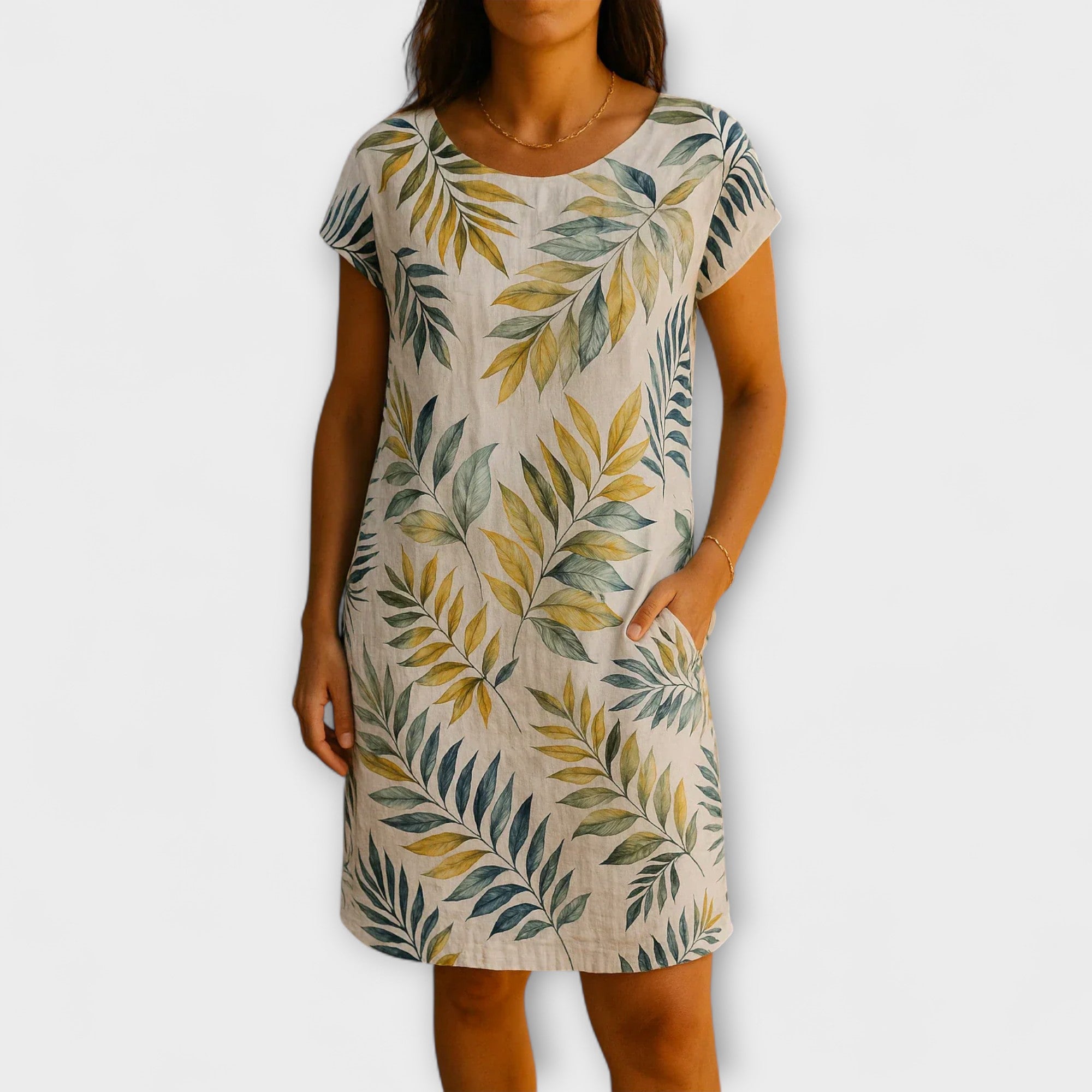 Ranya – Elegant Linen Dress