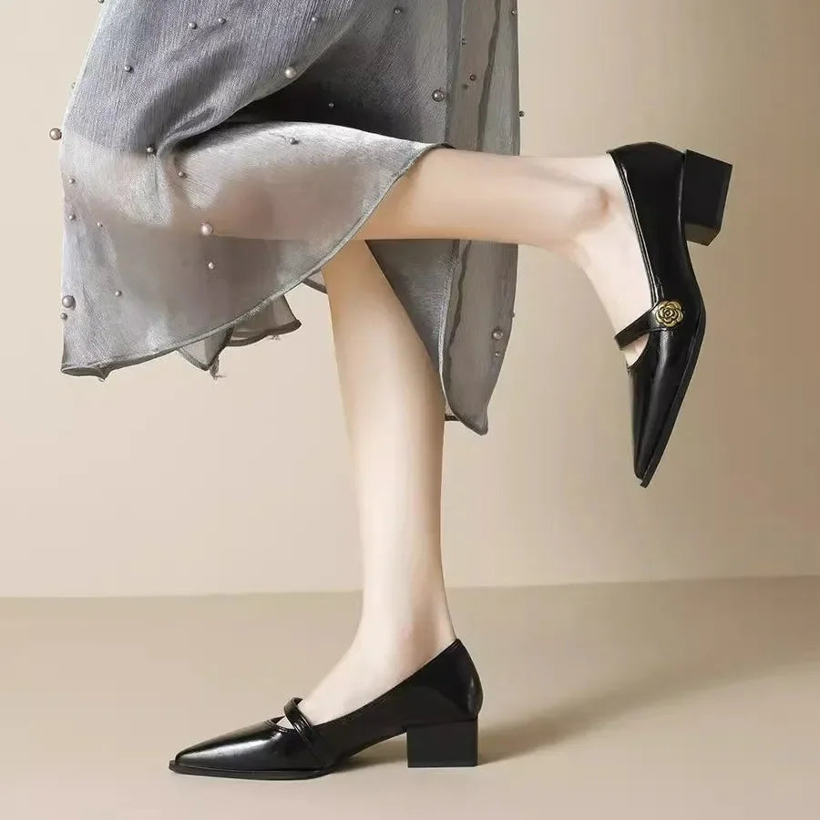 Soft Leather Mary Janes