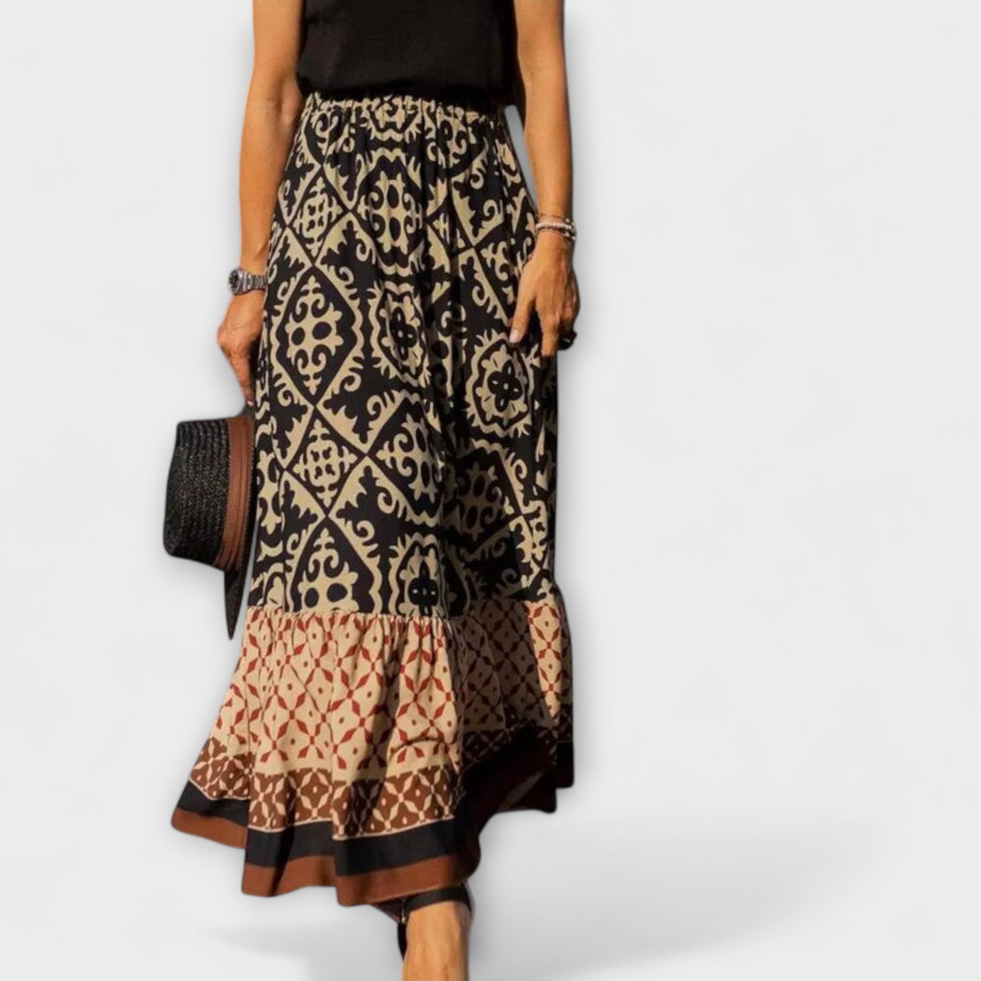 Dagmar - Women's High-Waisted Summer Skirt