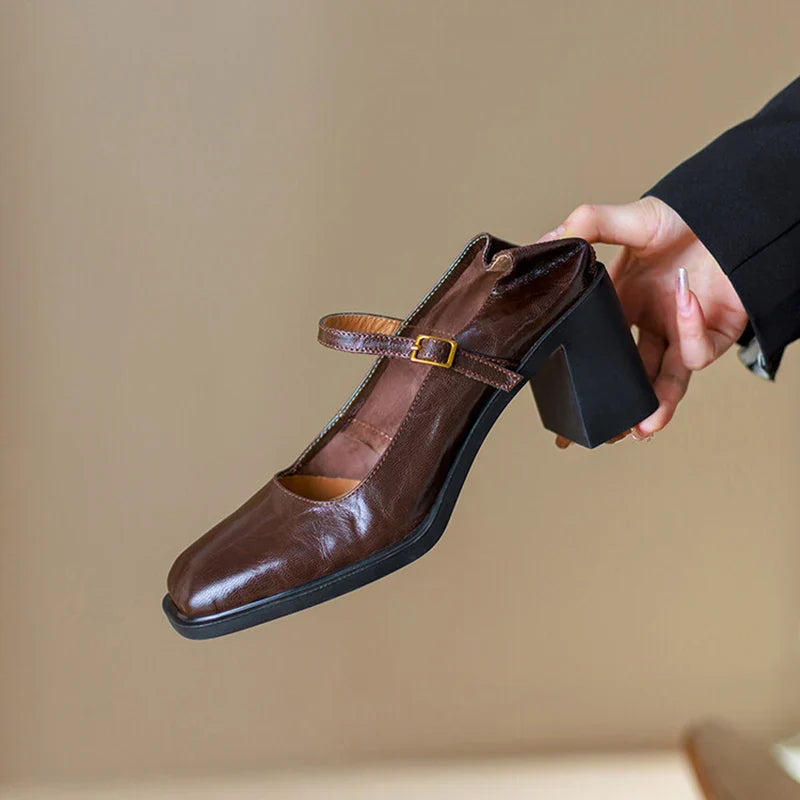Vintage Square Toe Shoes