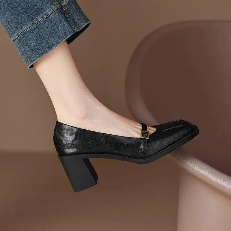 Square Head Mary Janes