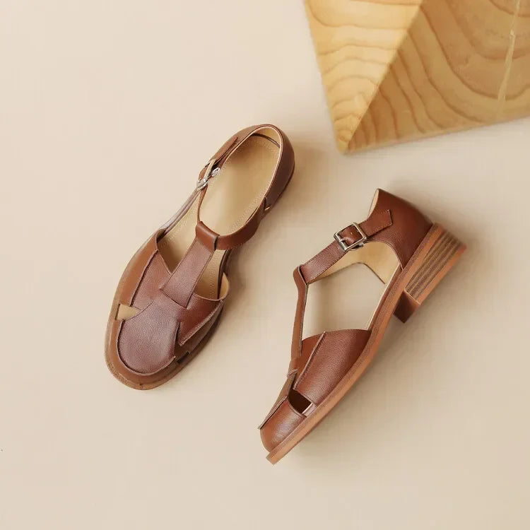 Summer Leather Mary Janes
