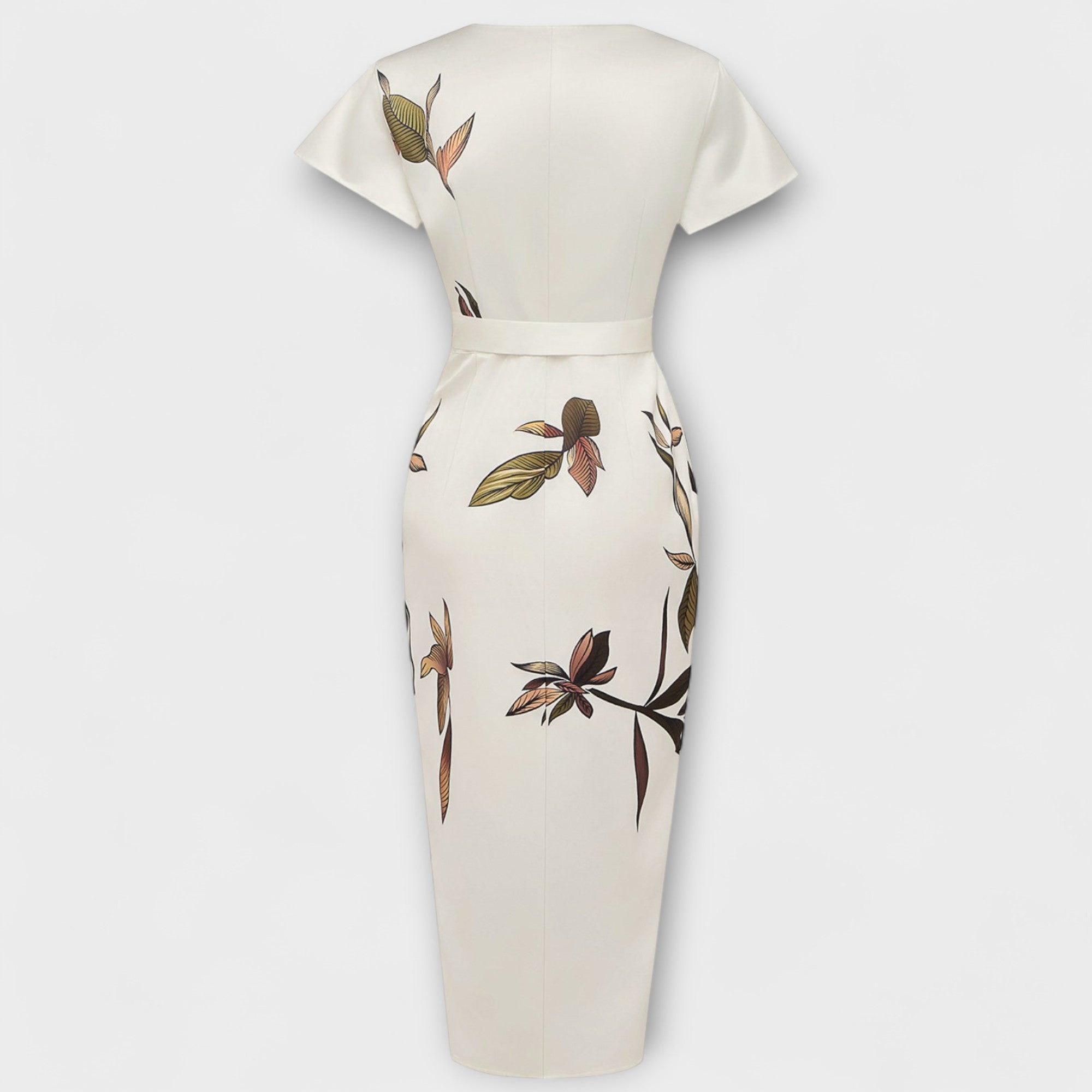 Satin Wrap Dress