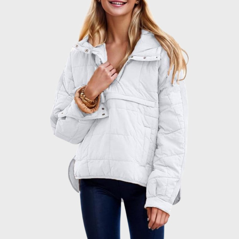 Vara – Women’s Lightweight Oversized Quilted Jacket with Hood