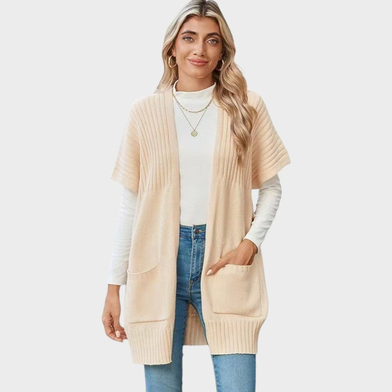 Isla – Lightweight Open-Front Knit Cardigan