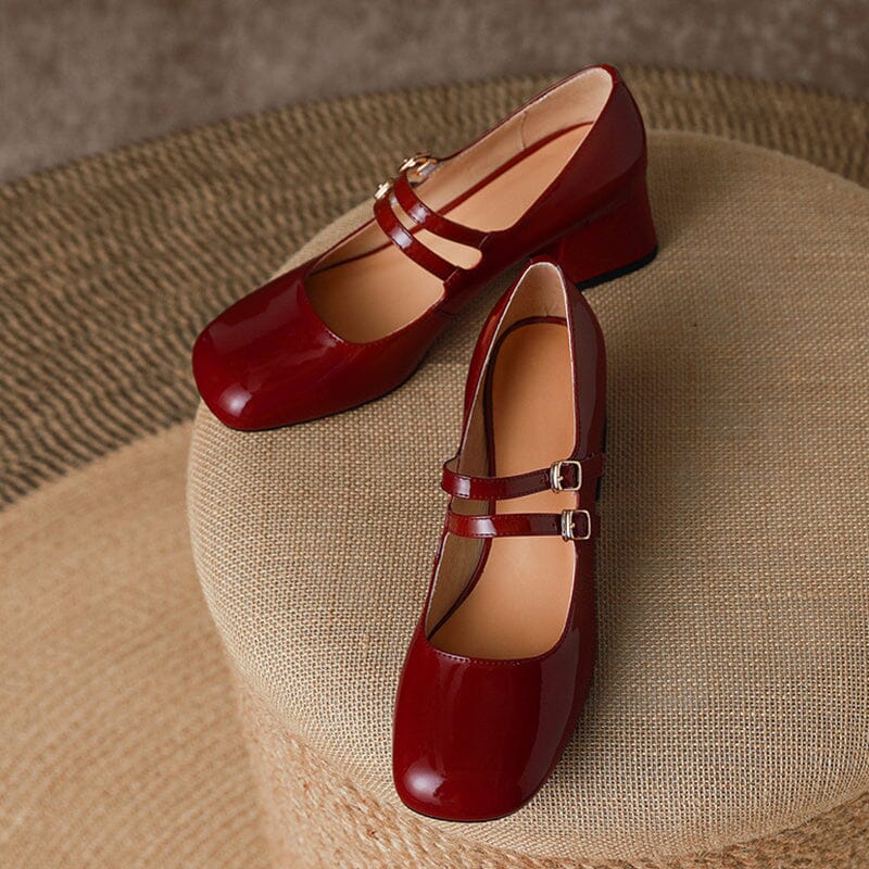 Handmade Leather Mary Janes