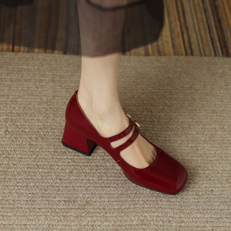 Handmade Leather Mary Janes