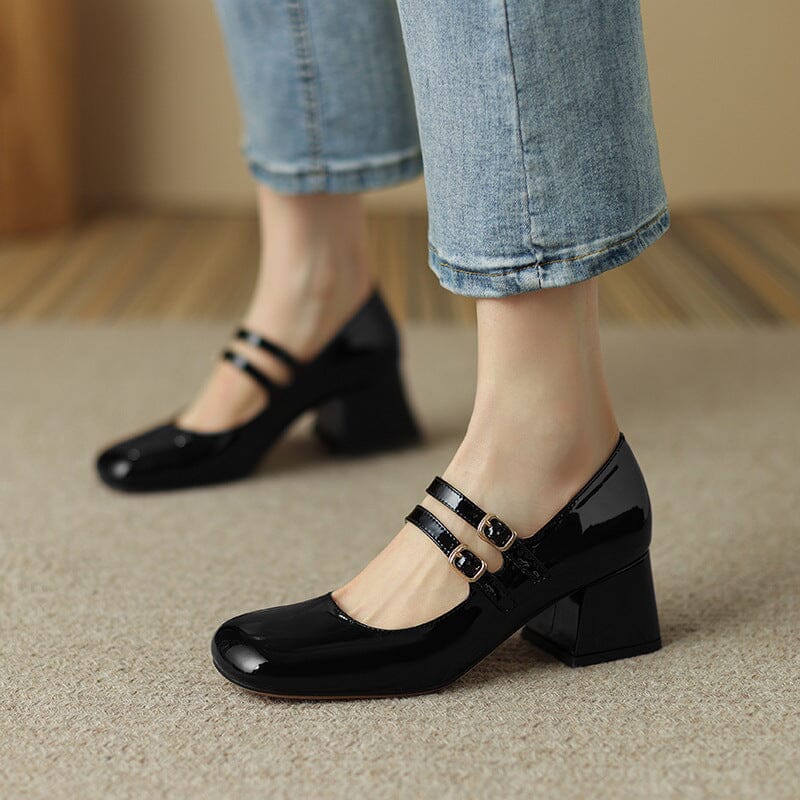 Handmade Leather Mary Janes