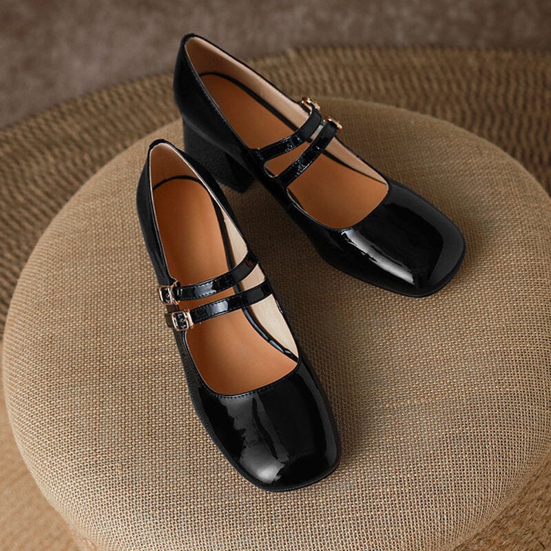 Handmade Leather Mary Janes