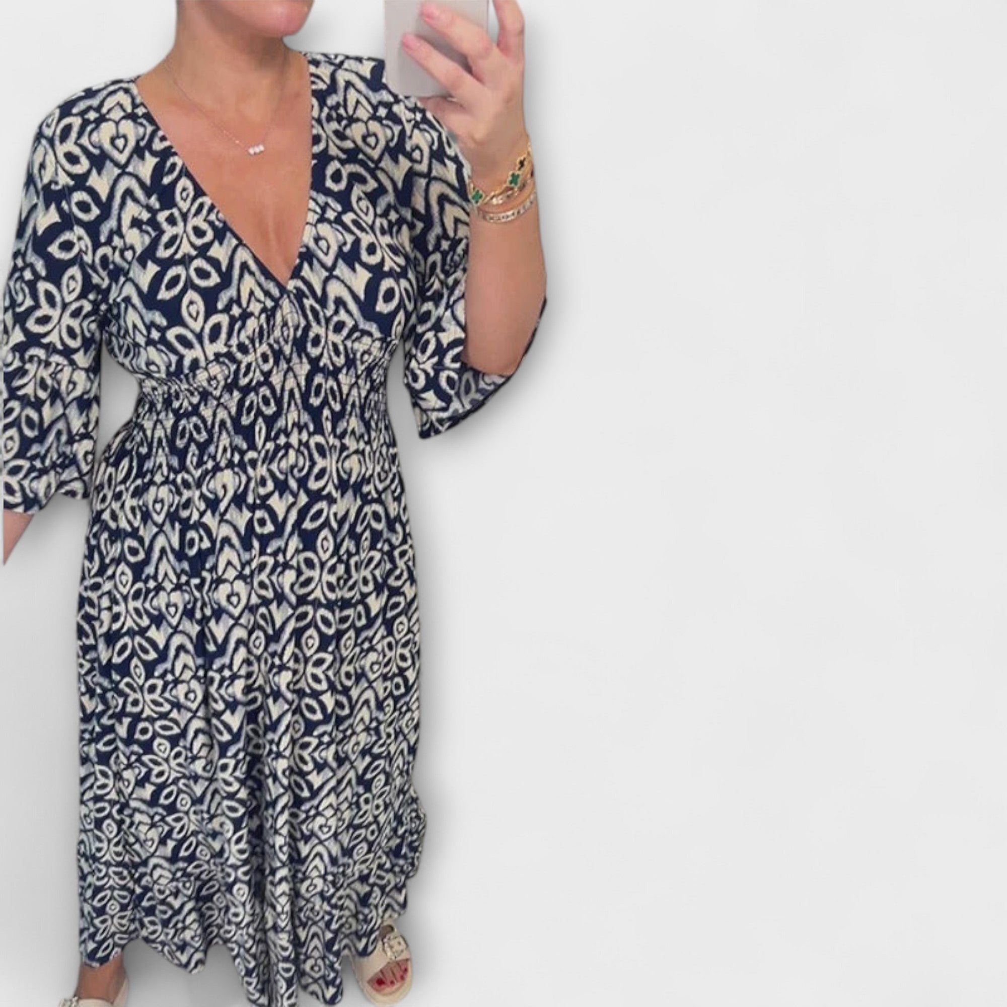 Jazlynn - Bohemian Floral Dress