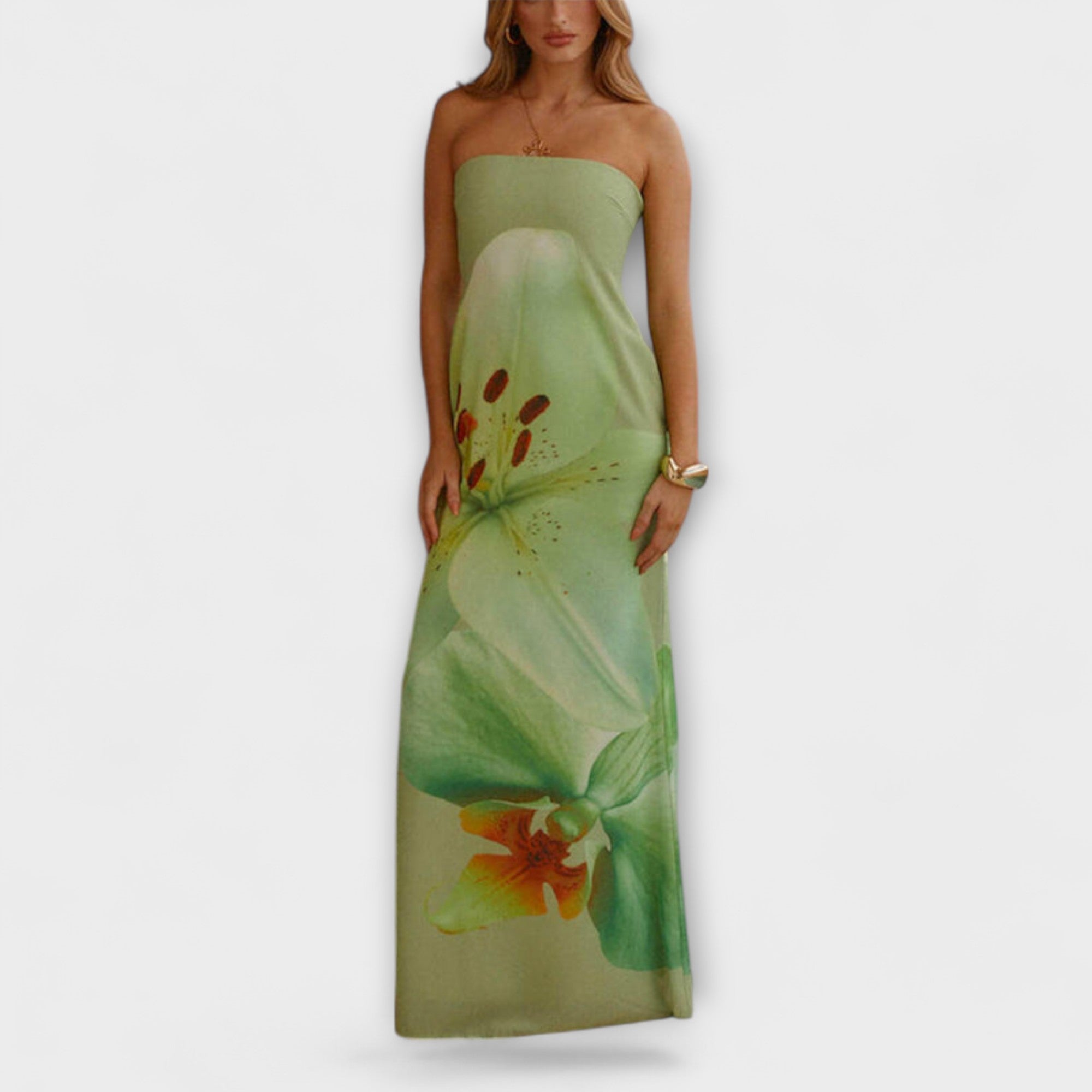 Zephyra - Stylish Off-Shoulder Maxi Dress