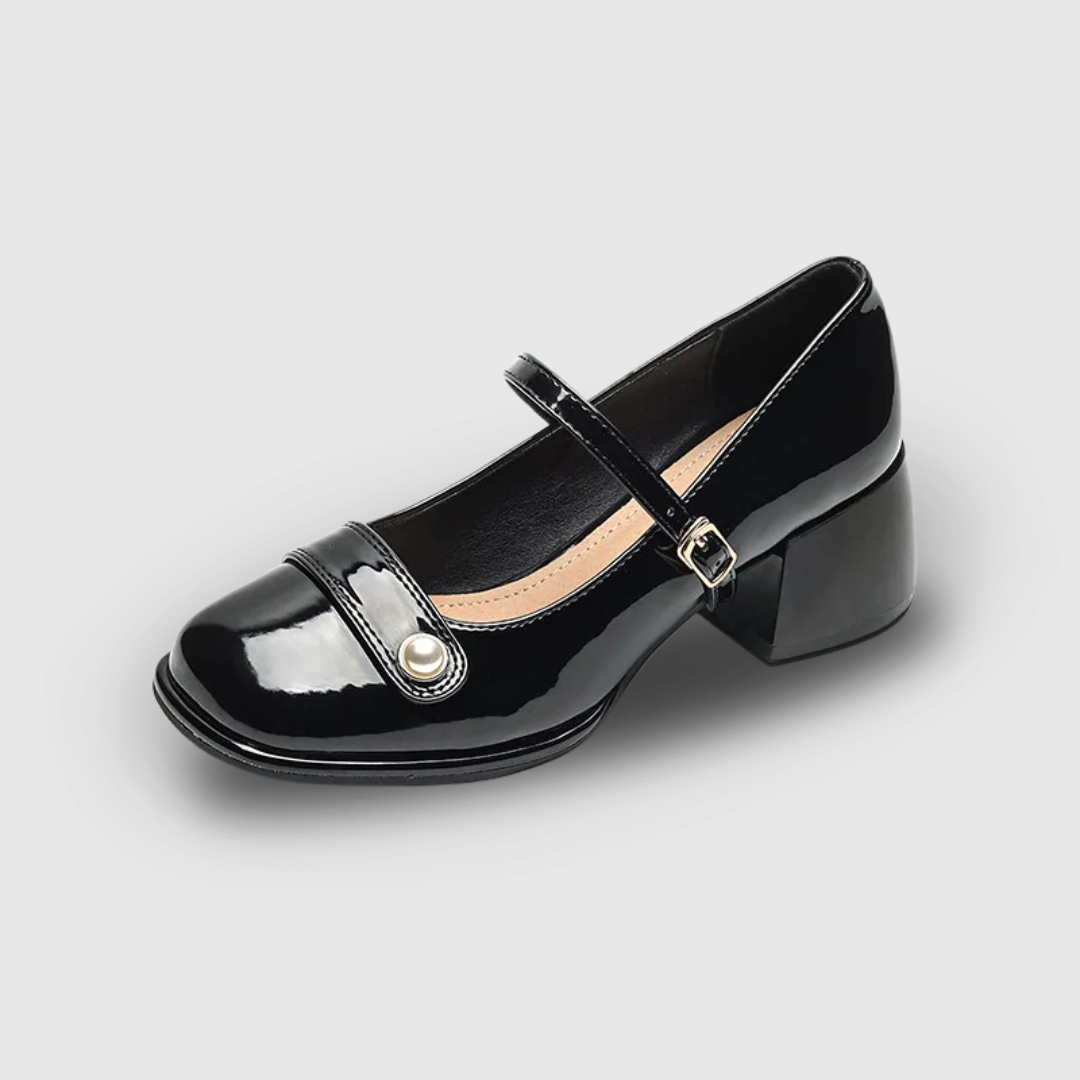 Chunky Heel Design Mary Janes
