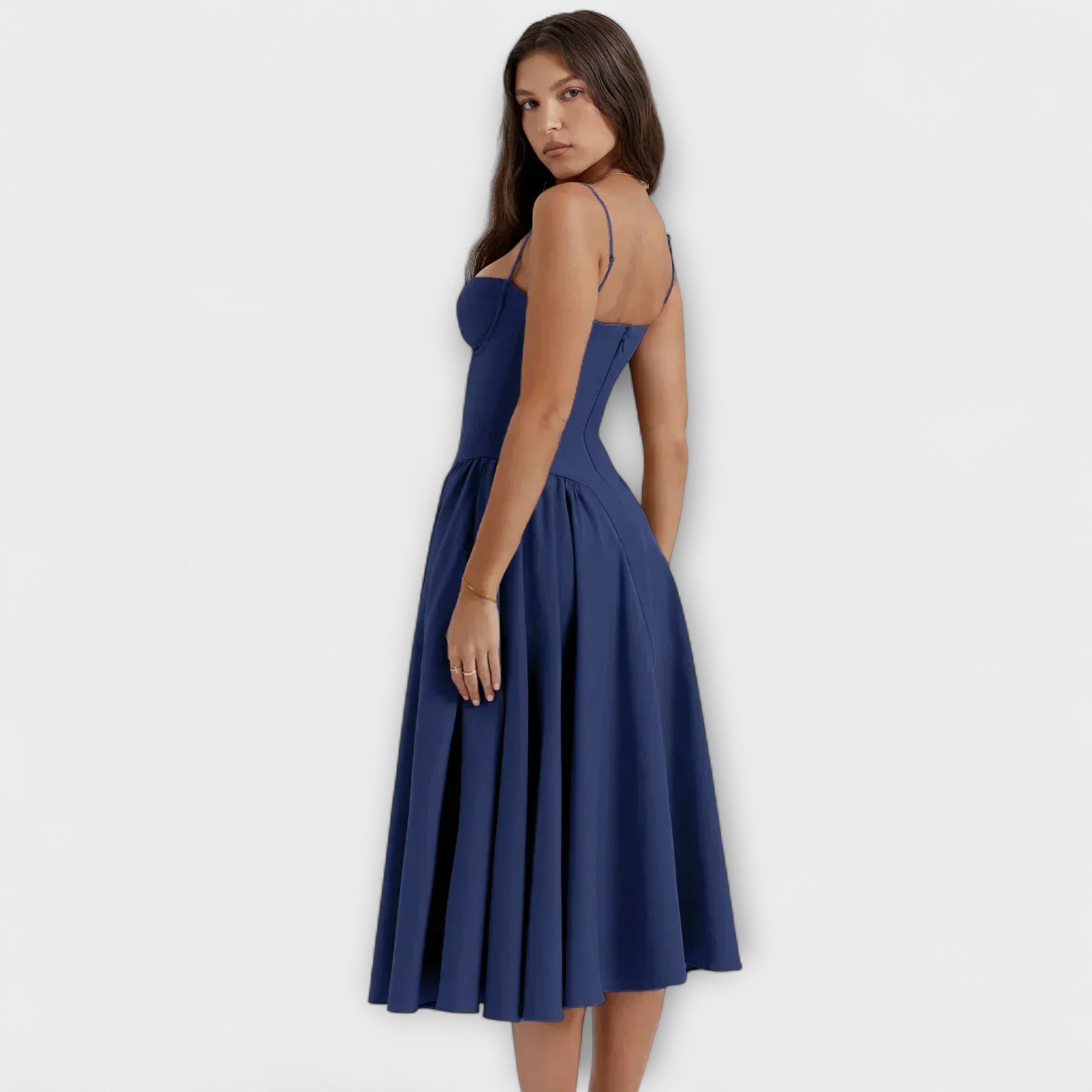 Rosalie - Refined Sleeveless Corset Dress
