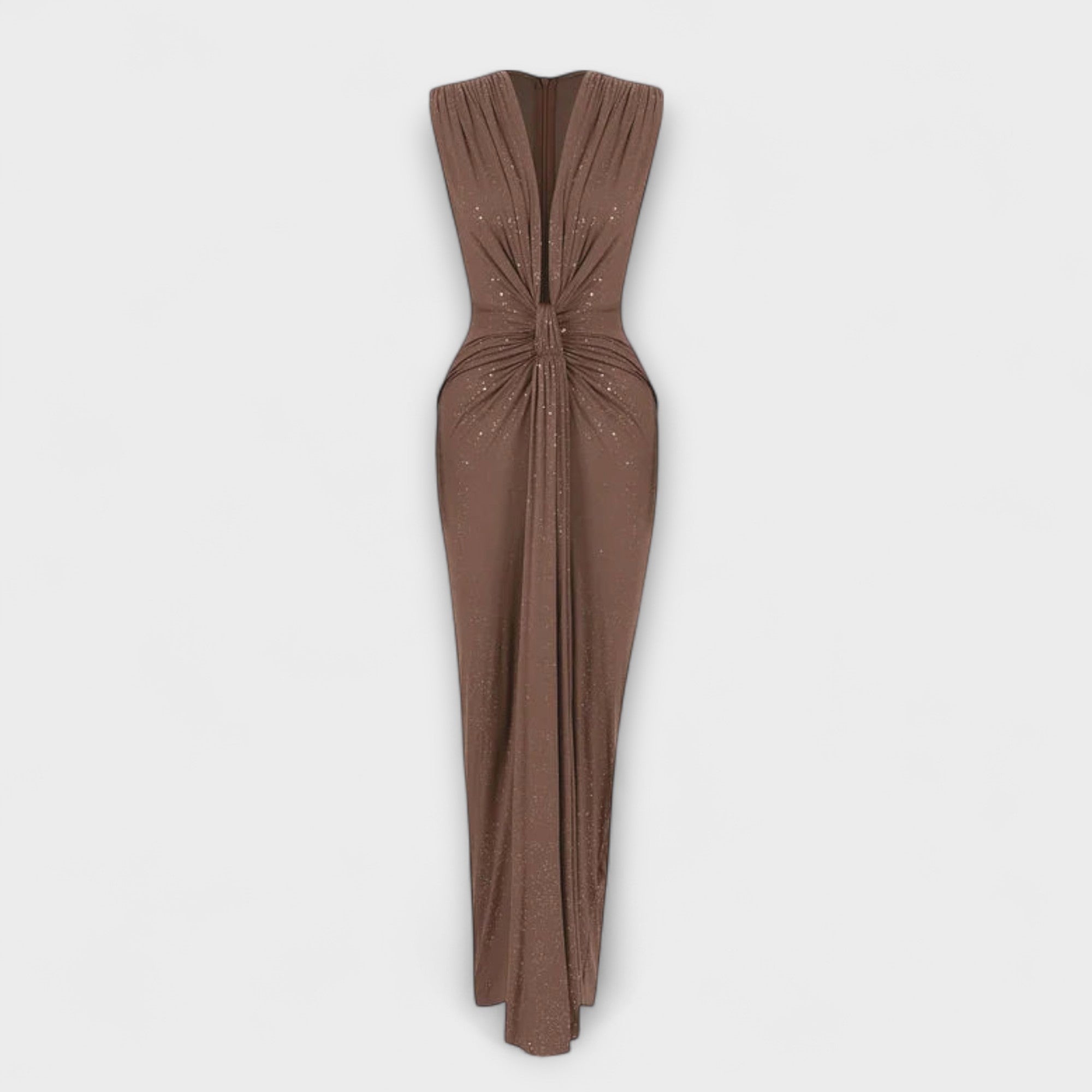 Thea - Maxi Dress with Deep V-Neck