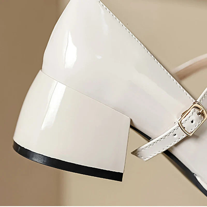 Chunky Heel Design Mary Janes