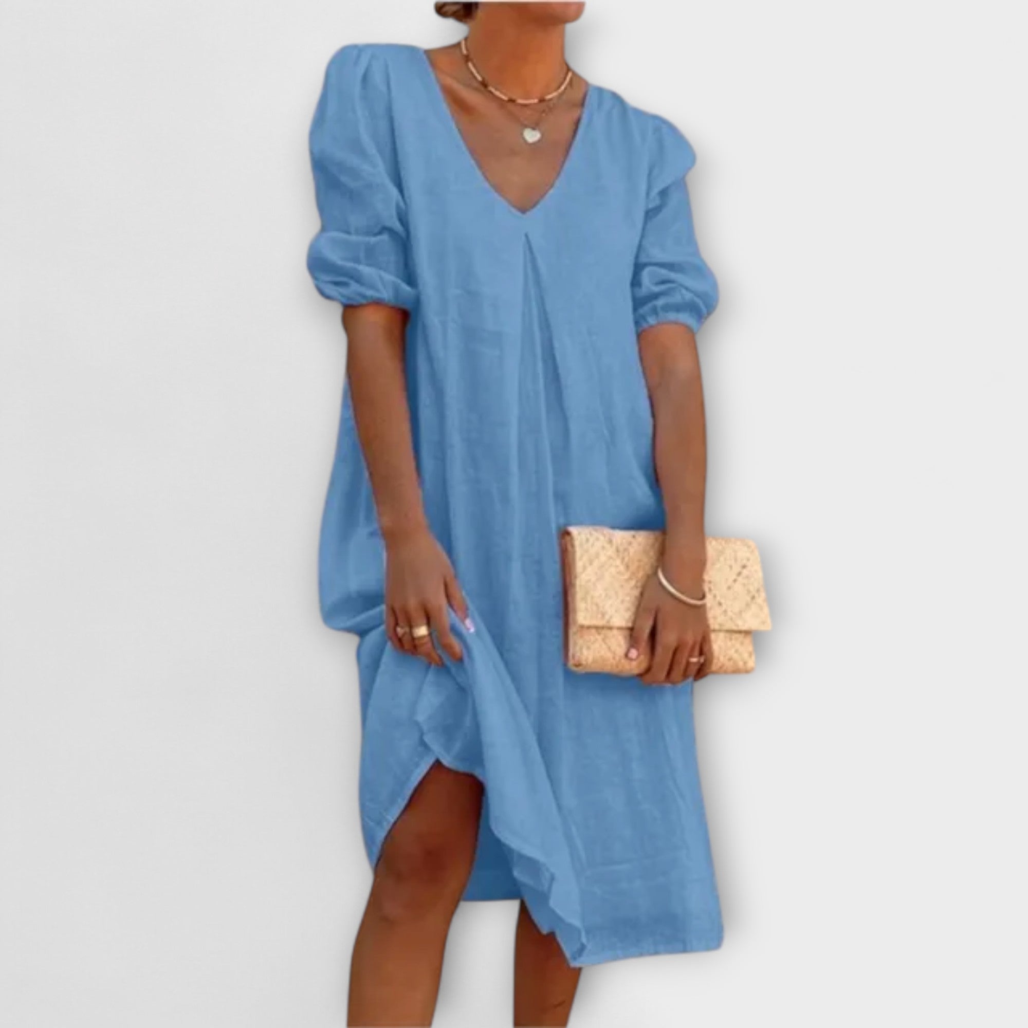 Fanny - Elegant Summer Dress with Crochet Details