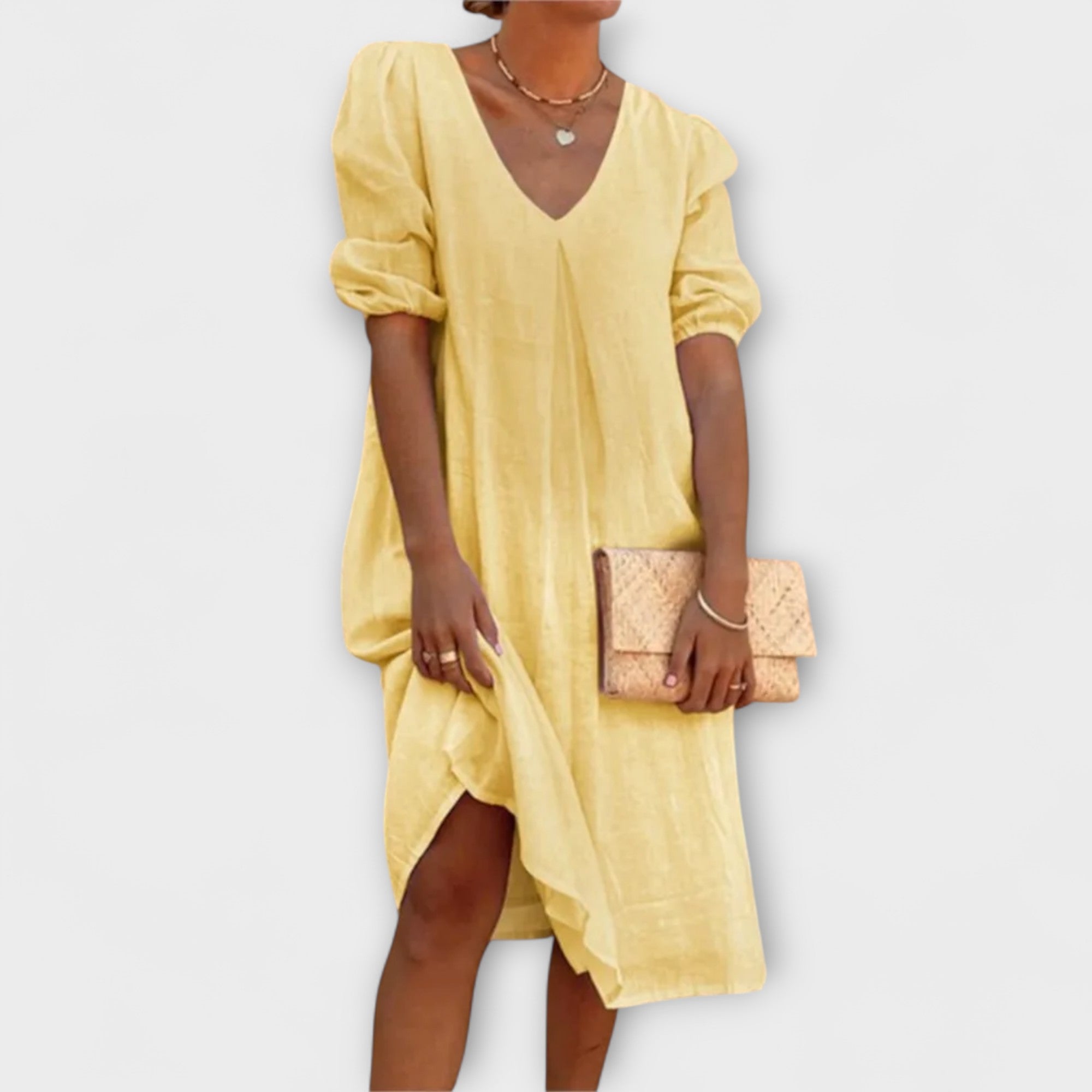 Fanny - Elegant Summer Dress with Crochet Details