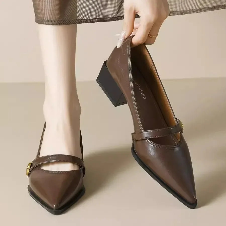 Soft Leather Mary Janes