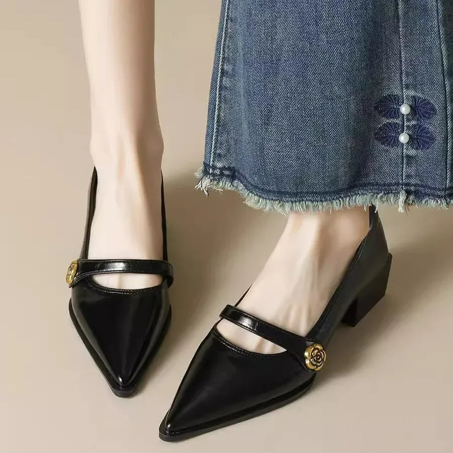 Soft Leather Mary Janes