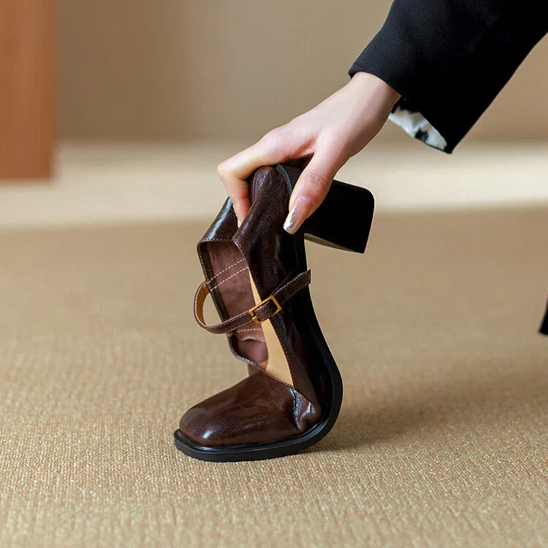 Vintage Square Toe Shoes