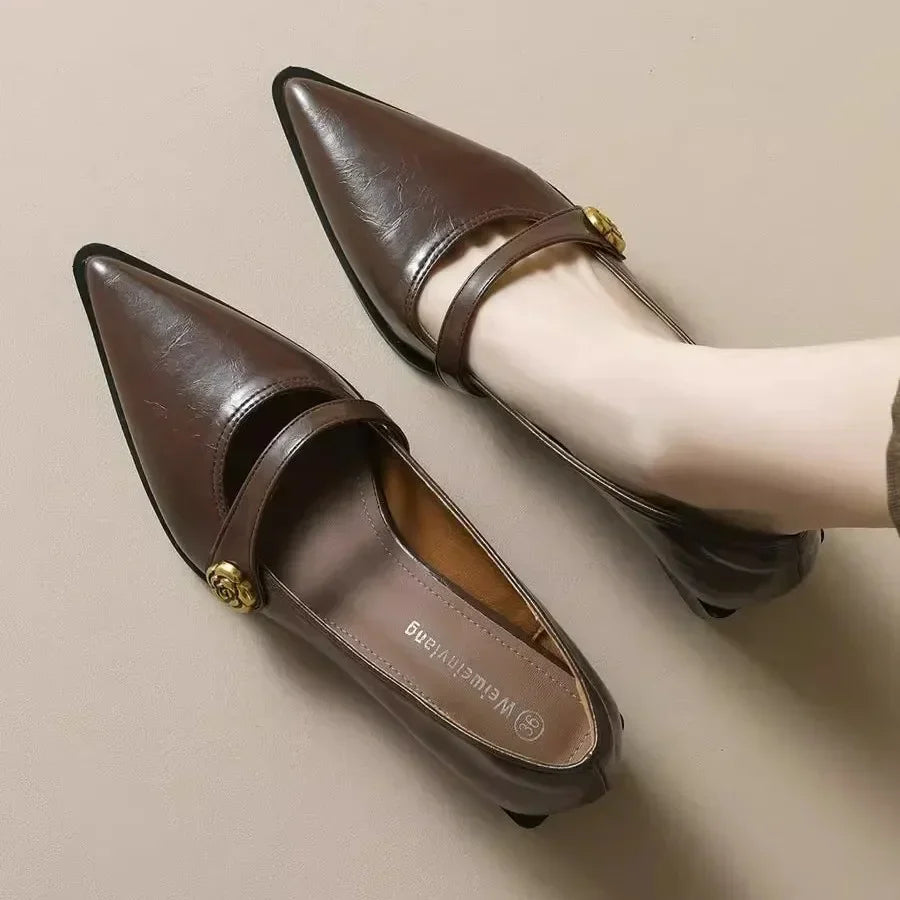 Soft Leather Mary Janes