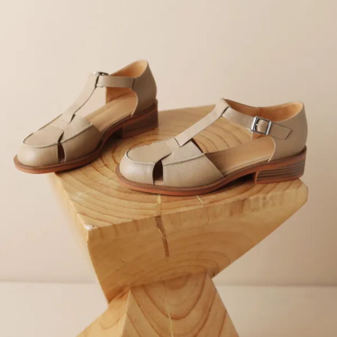 Summer Leather Mary Janes