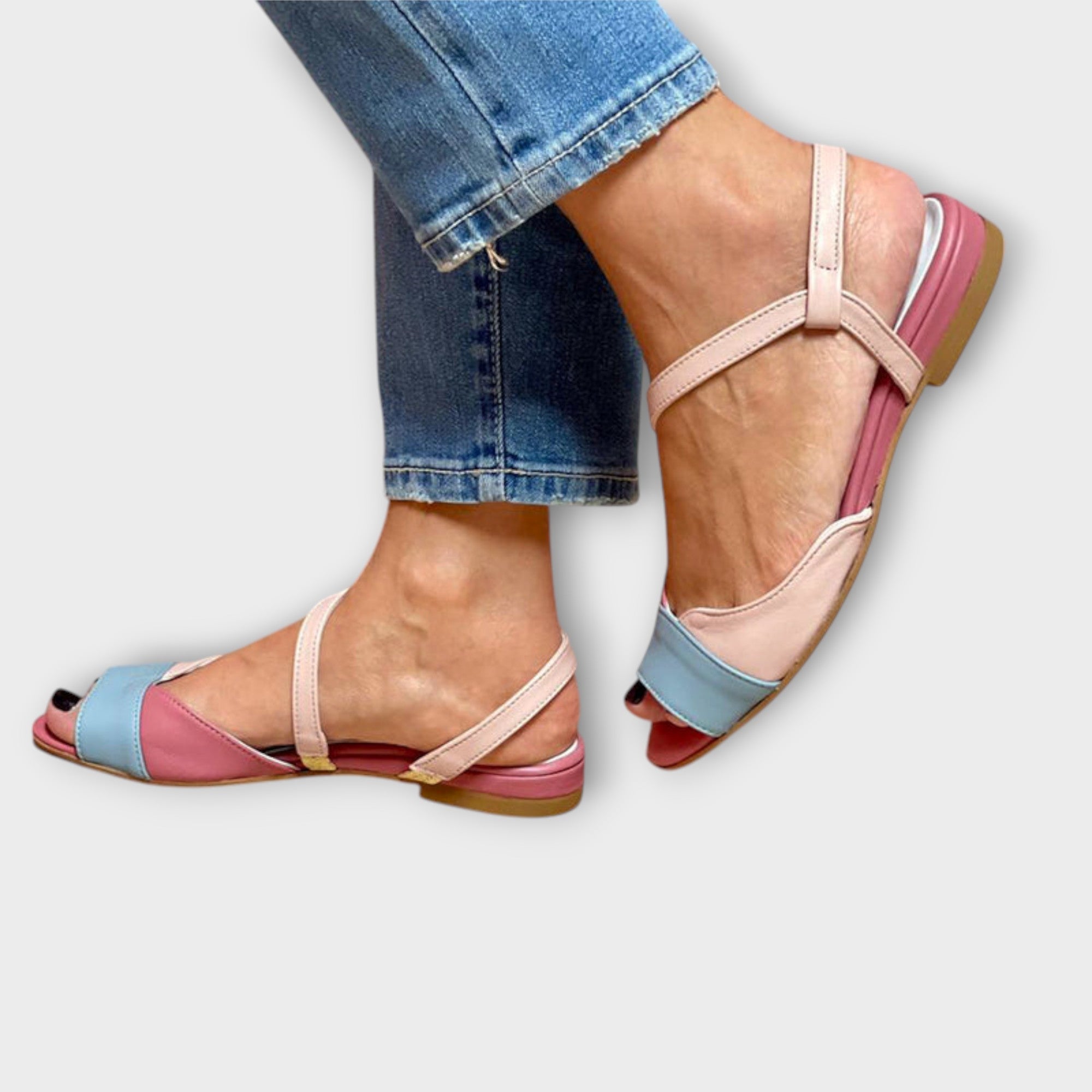 Roselina – Color Play on Block Heels