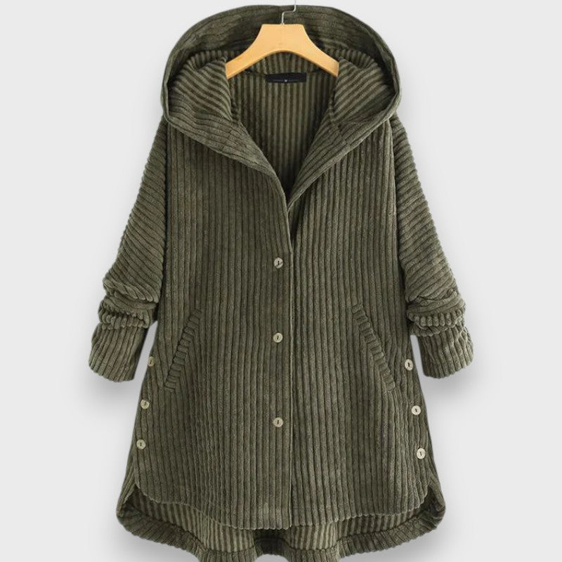 Suzu – Women’s Corduroy Hooded Coat