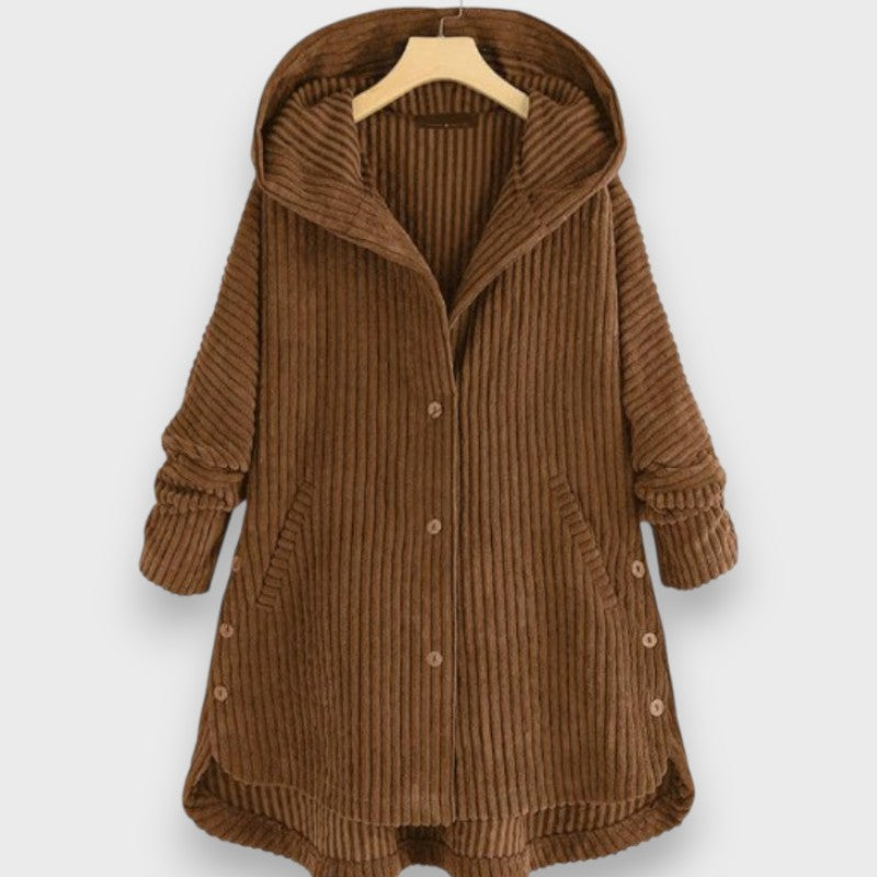 Suzu – Women’s Corduroy Hooded Coat