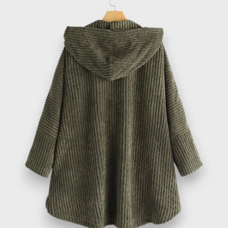 Suzu – Women’s Corduroy Hooded Coat