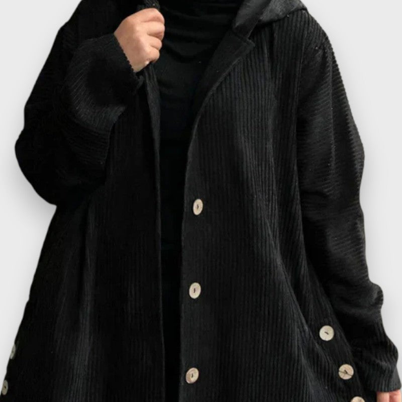 Suzu – Women’s Corduroy Hooded Coat