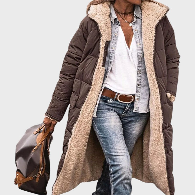 Kora - Cozy Fur-Lined Coat