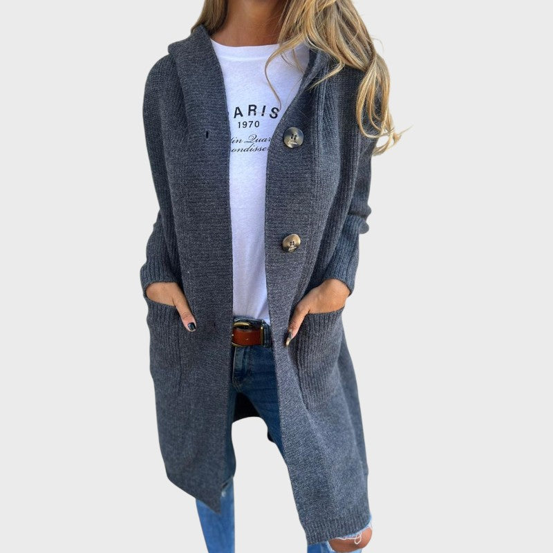 Ella – Women’s Long Knitted Cardigan