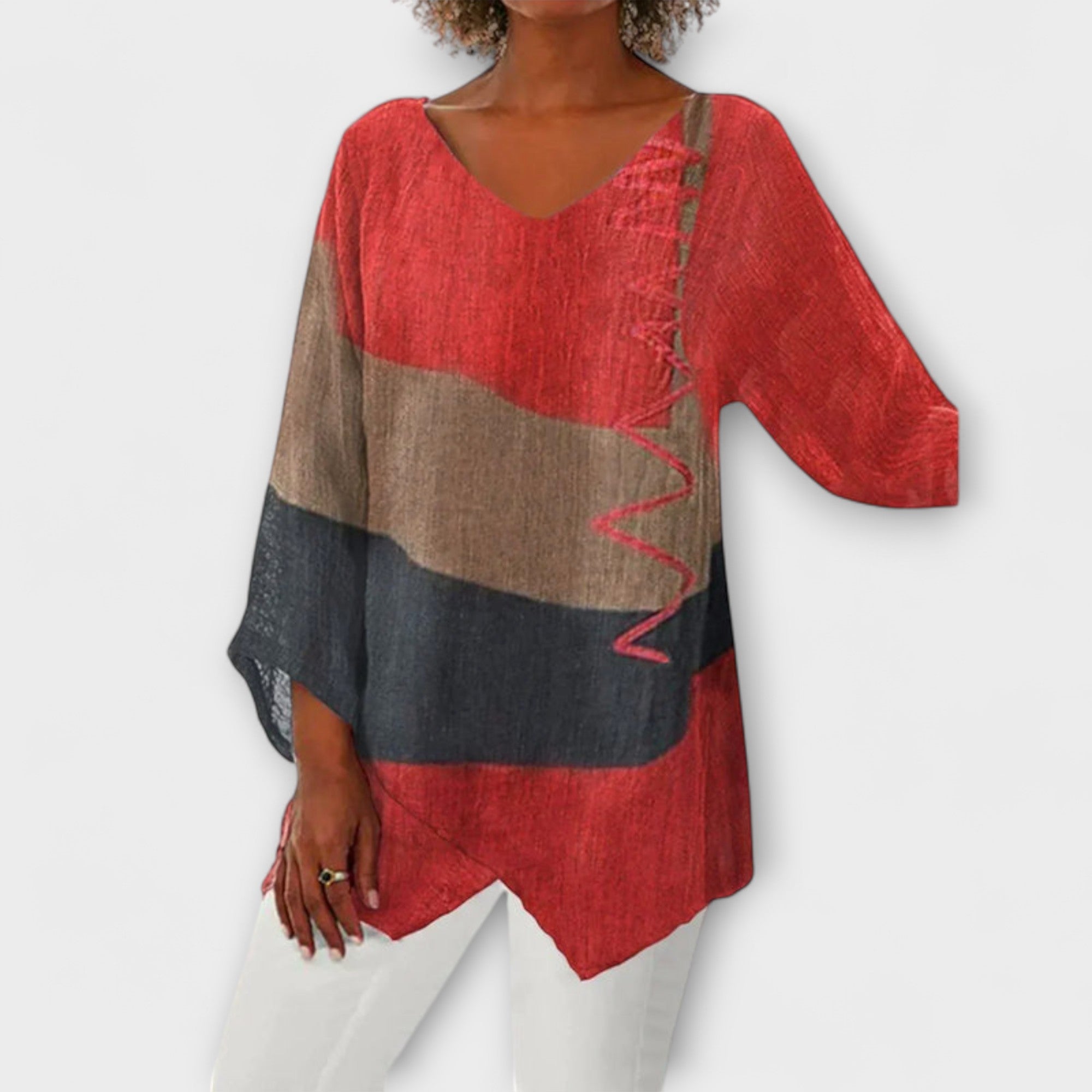 Eva – Creative V-Neck Tunic